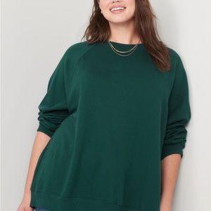 Old Navy Women’s XXL Green Oversized Tunic Sweater